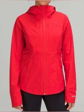 NWOT New Lululemon Break a Trail Jacket Grenadine Red
